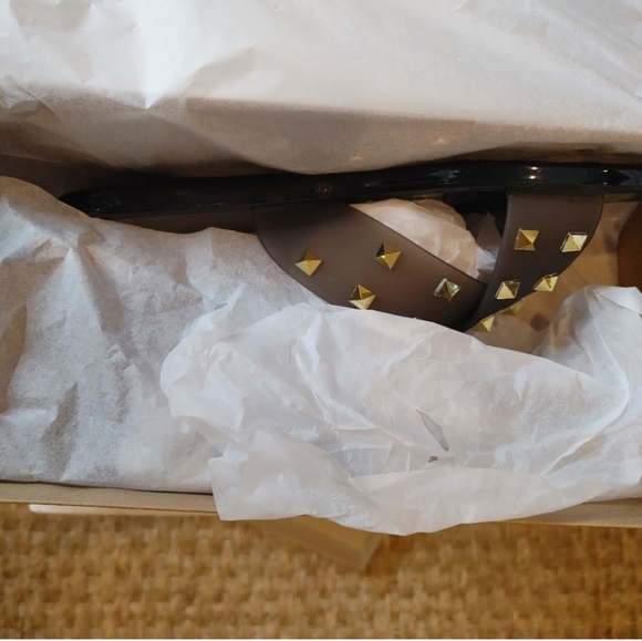 STEVE MADDEN TACE STUDDED SANDAL, BLACK 8 - Picture 3 of 16